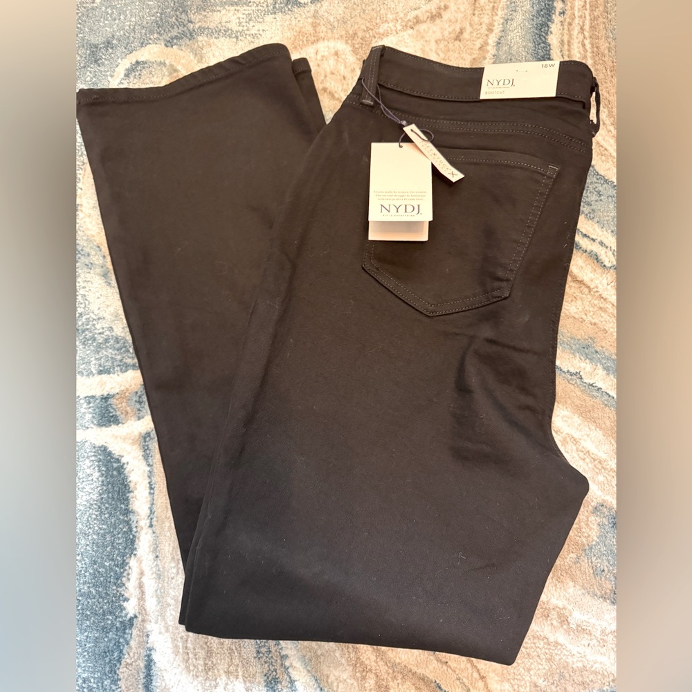 NYDJ  bootcut black jeans